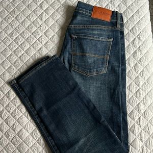 Lucky Brand straight leg jeans.